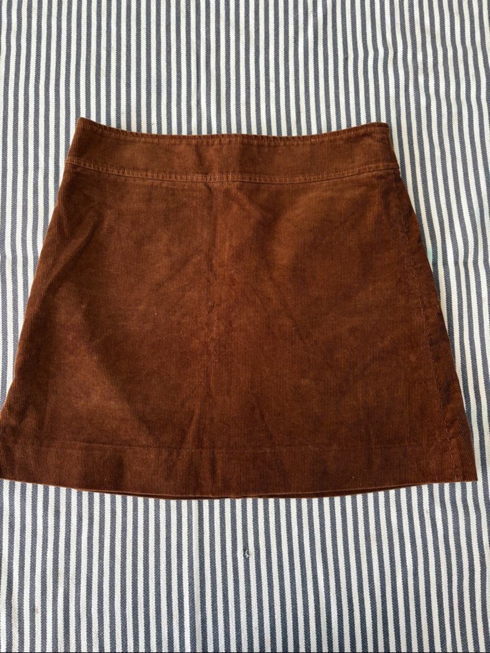 J. Crew Rust Brown Corduroy Mini Skirt